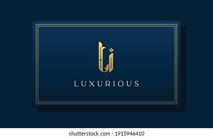 Vintage royal initial letters LI logo. This logo incorporate with luxurious typeface in the creative way. It will be suitable for Royalty, Boutique, Hotel, Heraldic, fashion and Jewelry.