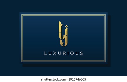 Vintage royal initial letters LJ logo. This logo incorporate with luxurious typeface in the creative way. It will be suitable for Royalty, Boutique, Hotel, Heraldic, fashion and Jewelry.