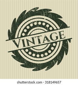 Vintage rubber grunge seal