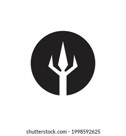 Vintage Rustic Hipster Arrowhead Spear Hunting Logo Design