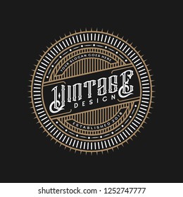 Vintage rustic logo design