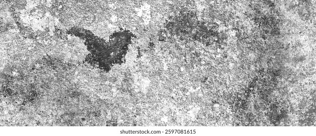 A Vintage and Rustic Wall Surface with Natural Aging, Stains, and Rough Textures
