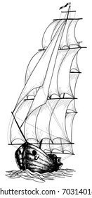 sailboat sketch Images Stock Photos Vectors Shutterstock