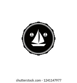 vintage sailor badge logo