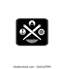 vintage sailor badge logo