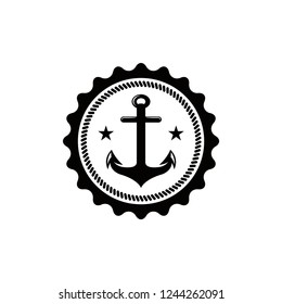 vintage sailor badge logo
