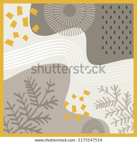 vintage scarf pattern design