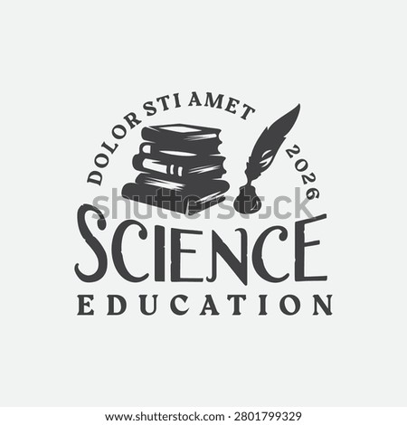 Vintage Science Education and Academic Library Books Logo