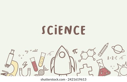 Vector de fondo de formación en ciencias de la cosecha