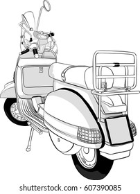 vintage scooter
