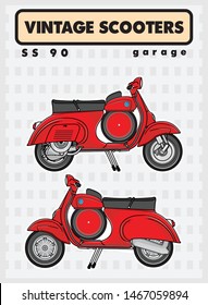 vintage scooter garage ss 90 super sport