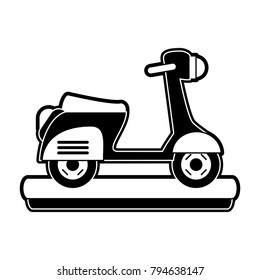 Vintage scooter motorcycle