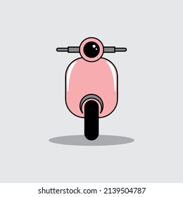 vintage scooter vector design, suitable use for icon, symbol and element design to describe automotive