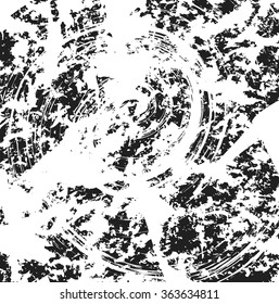 vintage scratched black ink background, grunge splash, vector paint 