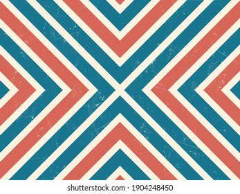 Vintage scratched patriotic lines background. Retro cover template.