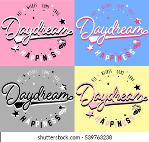 Vintage Script Graphic - Apparel Graphic 