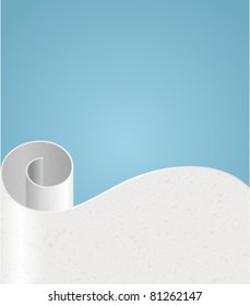Vintage scroll paper vector background with place for text.. Eps 10.