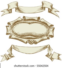 Vintage scrolls set 2