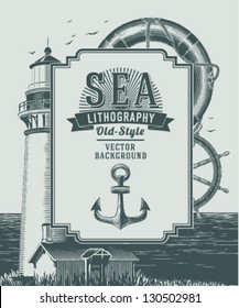 Vintage Sea Background