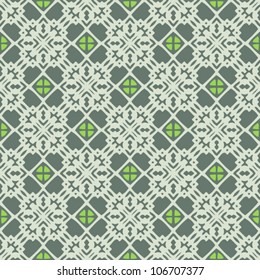 Vintage seamless abstract ornate pattern background vector illustration