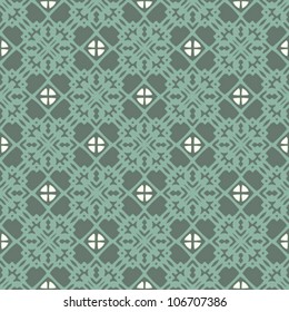Vintage seamless abstract ornate pattern background vector illustration