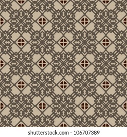 Vintage seamless abstract ornate pattern background vector illustration