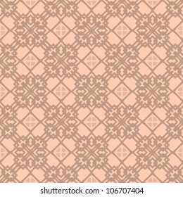 Vintage seamless abstract ornate pattern background vector illustration