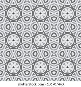 Vintage seamless abstract ornate pattern background vector illustration