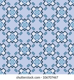 Vintage seamless abstract ornate pattern background vector illustration