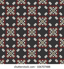 Vintage seamless abstract ornate pattern background vector illustration