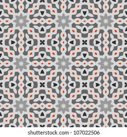 Vintage seamless abstract ornate pattern background vector illustration