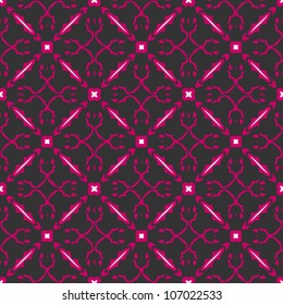 Vintage seamless abstract ornate pattern background vector illustration