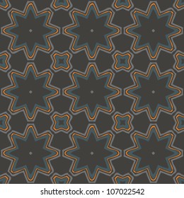 Vintage seamless abstract ornate pattern background vector illustration