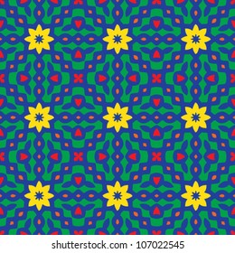 Vintage seamless abstract ornate pattern background vector illustration