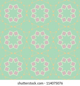Vintage seamless abstract ornate pattern background vector illustration