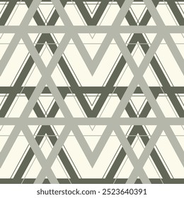 Padrão art déco sem costura vintage. Modelo para design. Ilustração vetorial