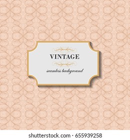 Vintage seamless background