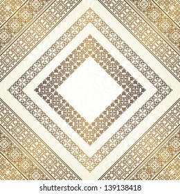 Vintage seamless background with abstract pattern. Retro style