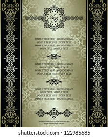 Vintage seamless background. Can be used as greeting card, invitation, menu and more