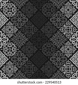 Vintage seamless background in gray colors  