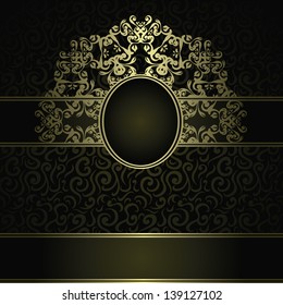 Vintage seamless background with a lace pattern. Stylish design