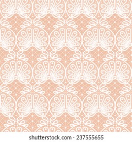 Vintage seamless background with plenty of exclusive ornament