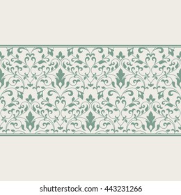 Vintage seamless border.