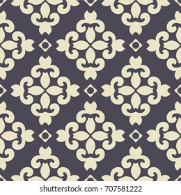Vintage Seamless Decor. Tile, wallpaper, textile etc.