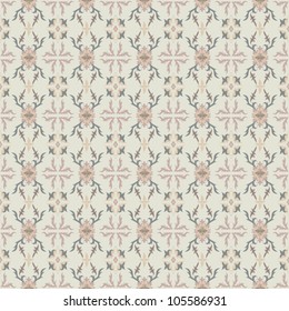 Vintage seamless floral pattern