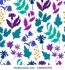 Vintage seamless floral pattern