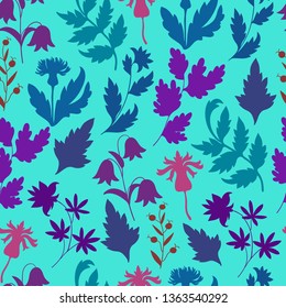 Vintage seamless floral pattern