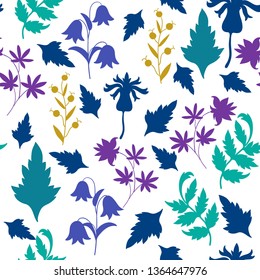 Vintage seamless floral pattern