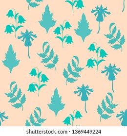 Vintage seamless floral pattern