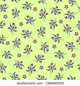 Vintage seamless floral pattern